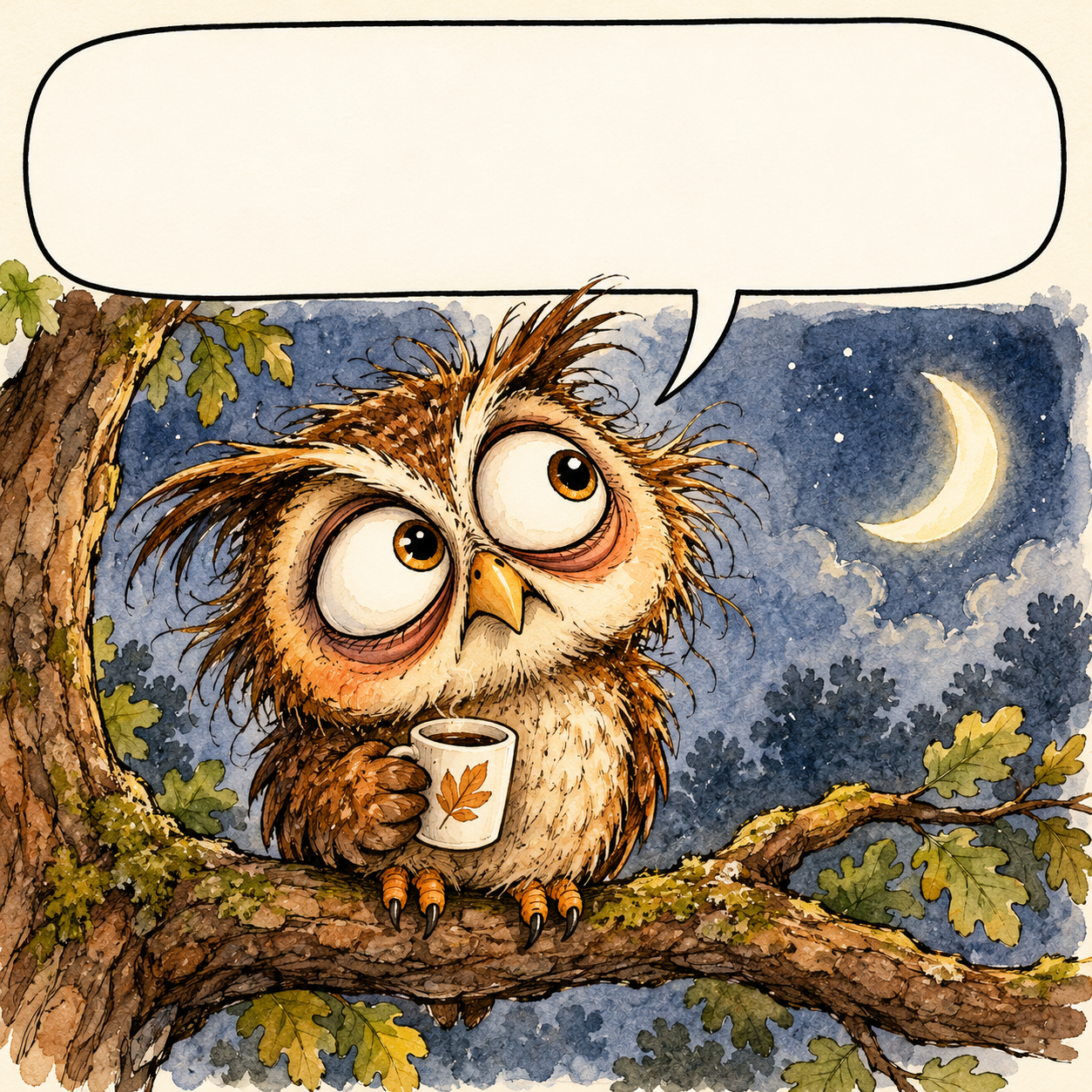 I don't have insomnia. I work the night shift.