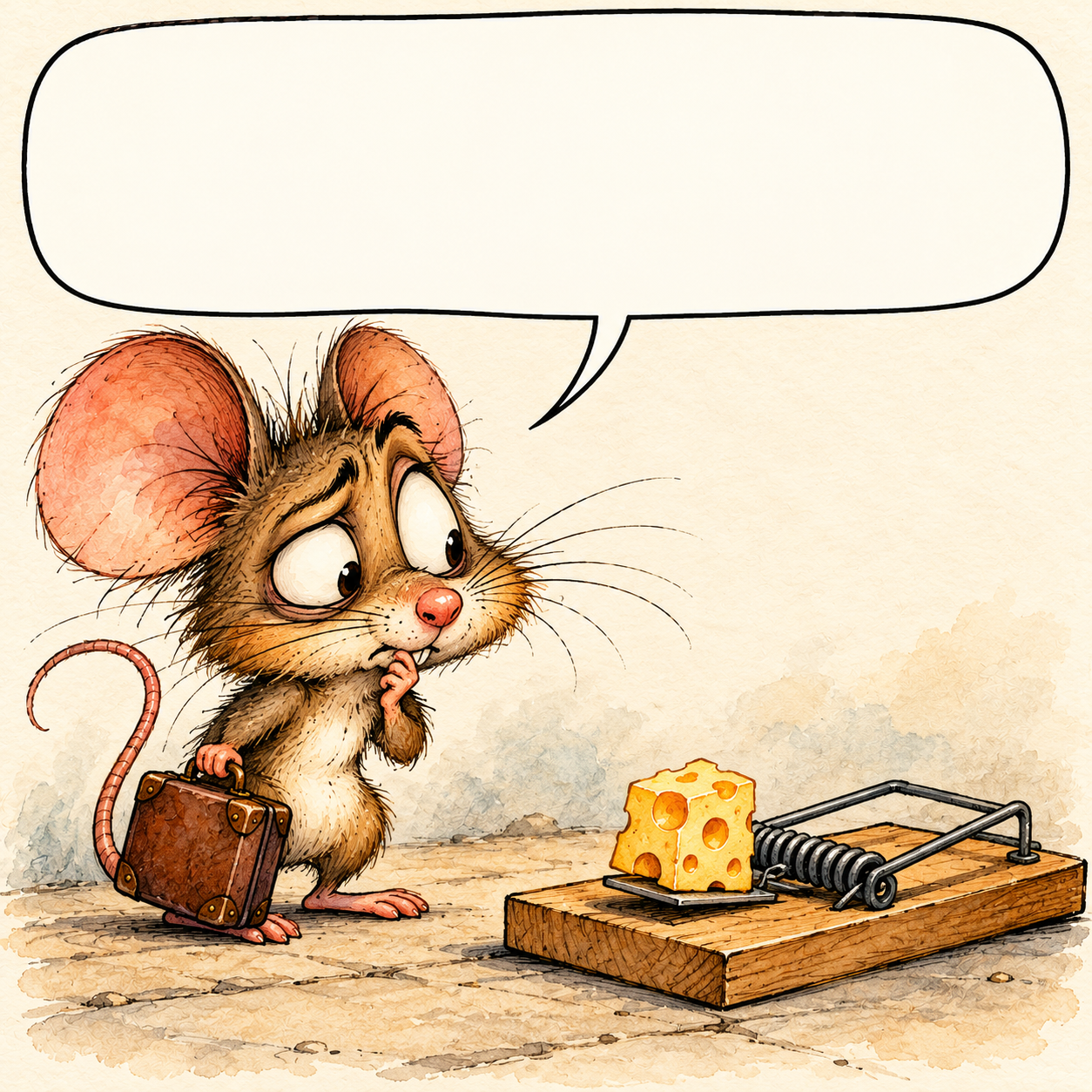 I moved here for the cheese. The traps weren't in the listing.