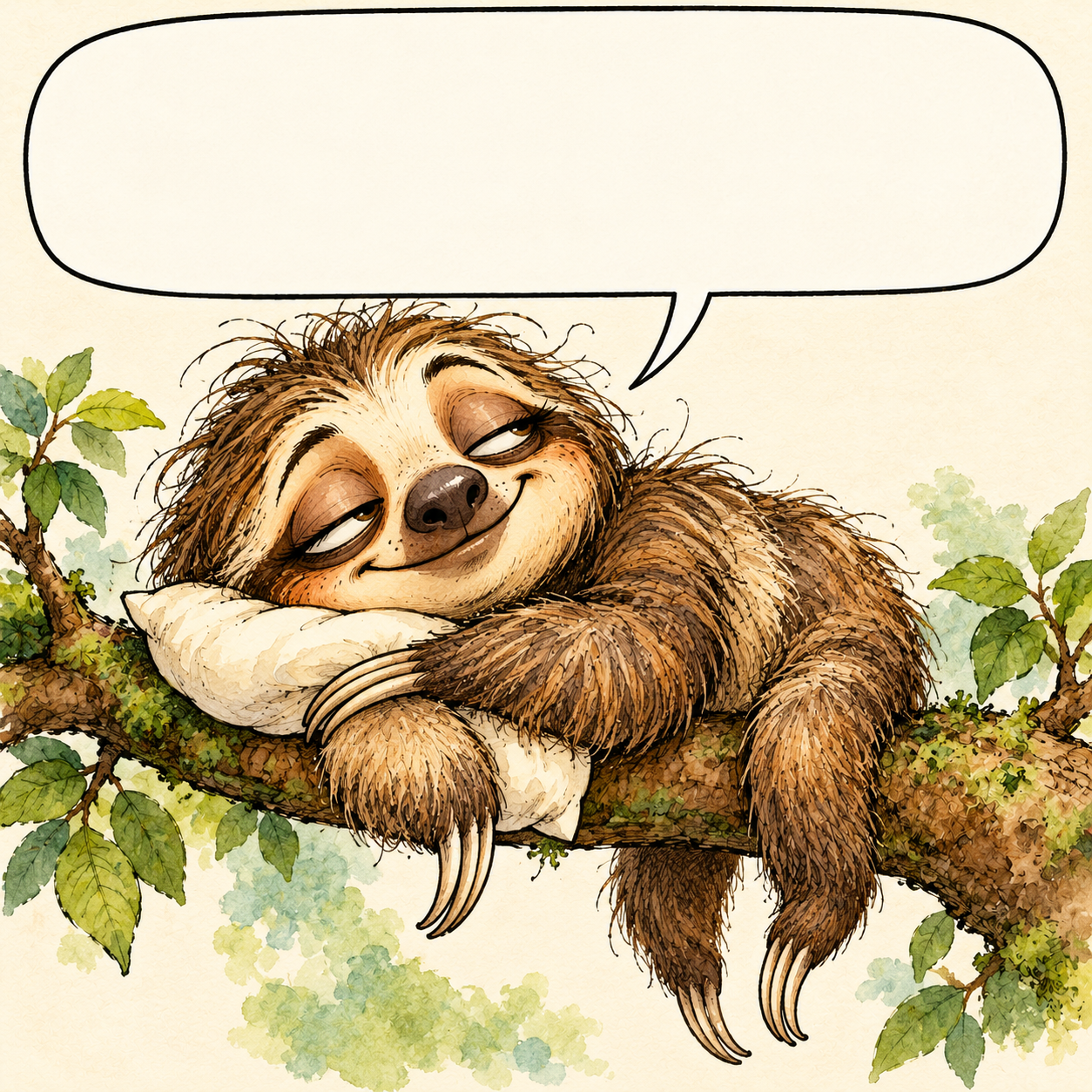 I'm very busy. I need to finish this nap.