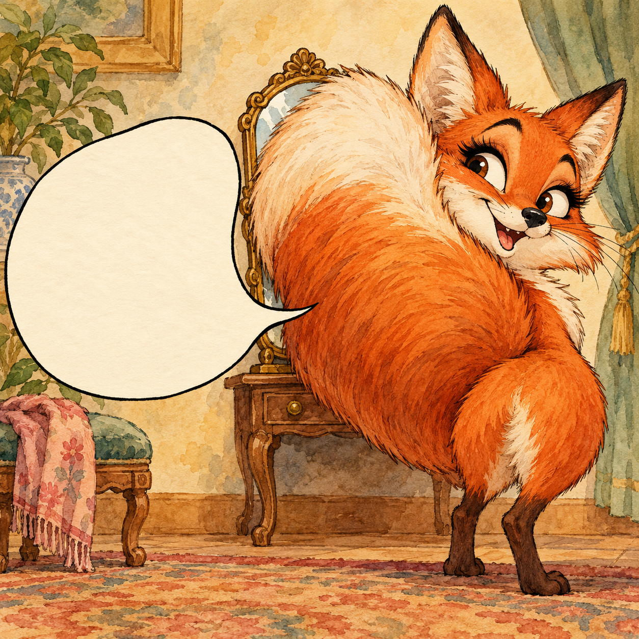 I wanted a profile picture. My tail wanted the spotlight.