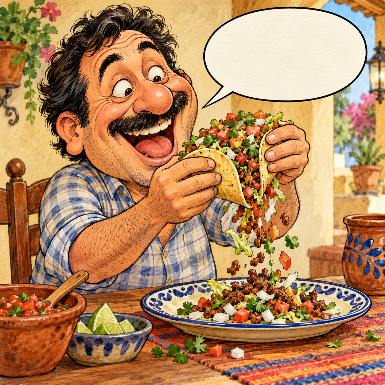 No se está cayendo. Se está convirtiendo en ensalada.