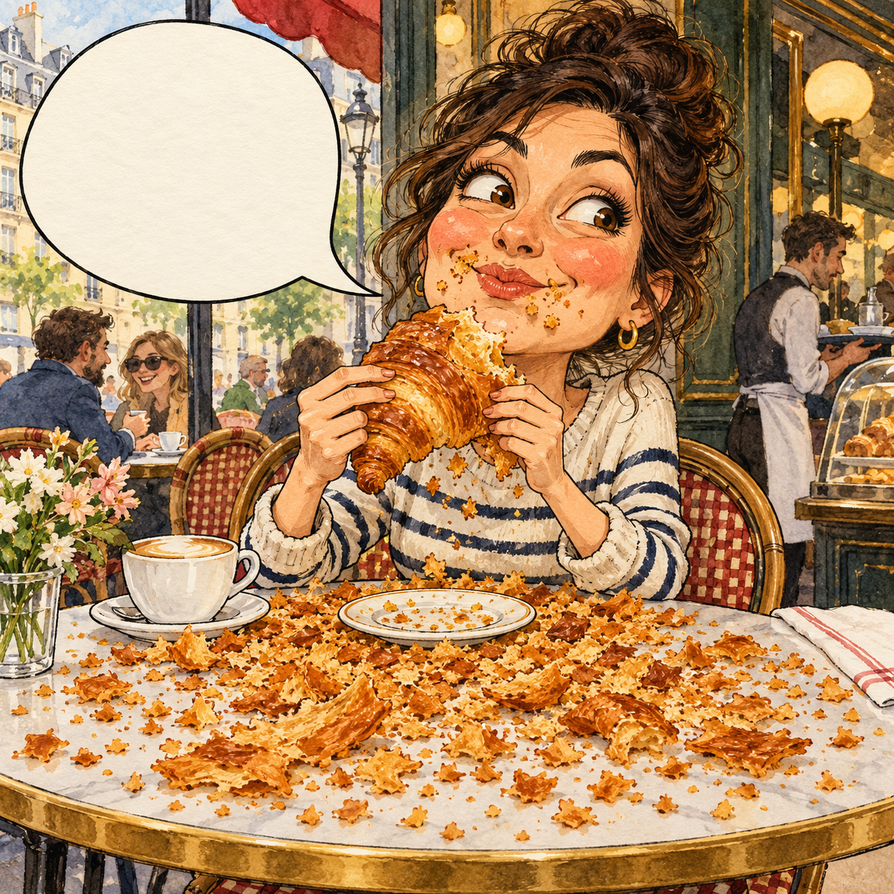 No dejé migas. Dejé pruebas de felicidad.