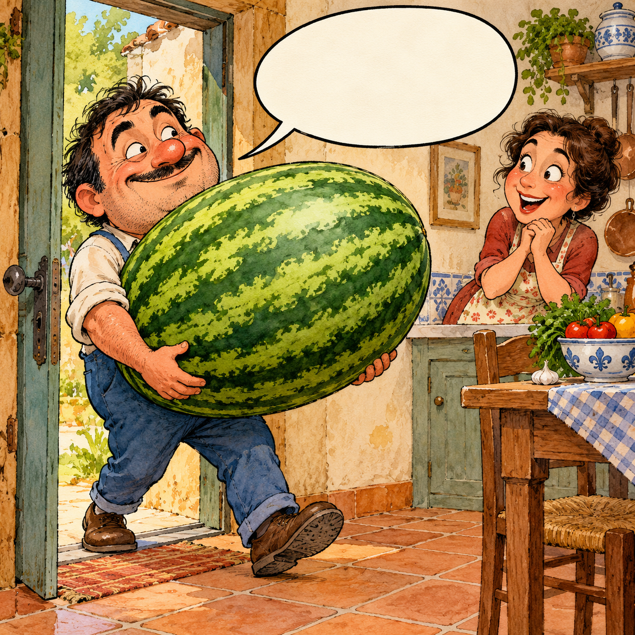 Me recomendaron una fruta al día.