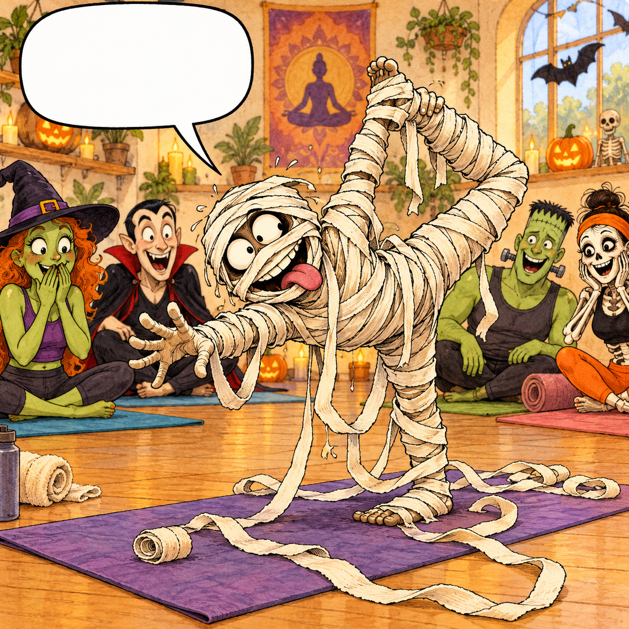 This pose is called: untangling myself.