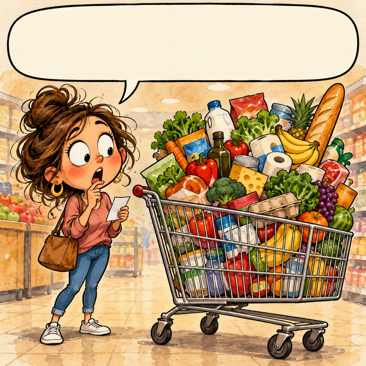 I went out for bread. The cart had other plans.