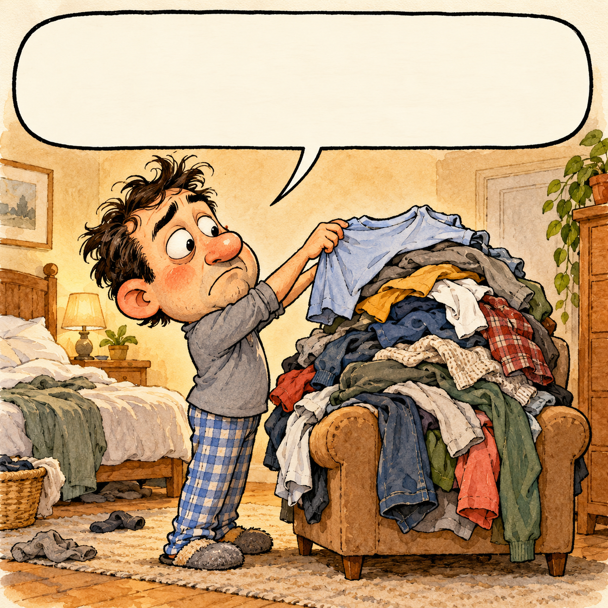 It's not a chair. It's my doorless wardrobe.