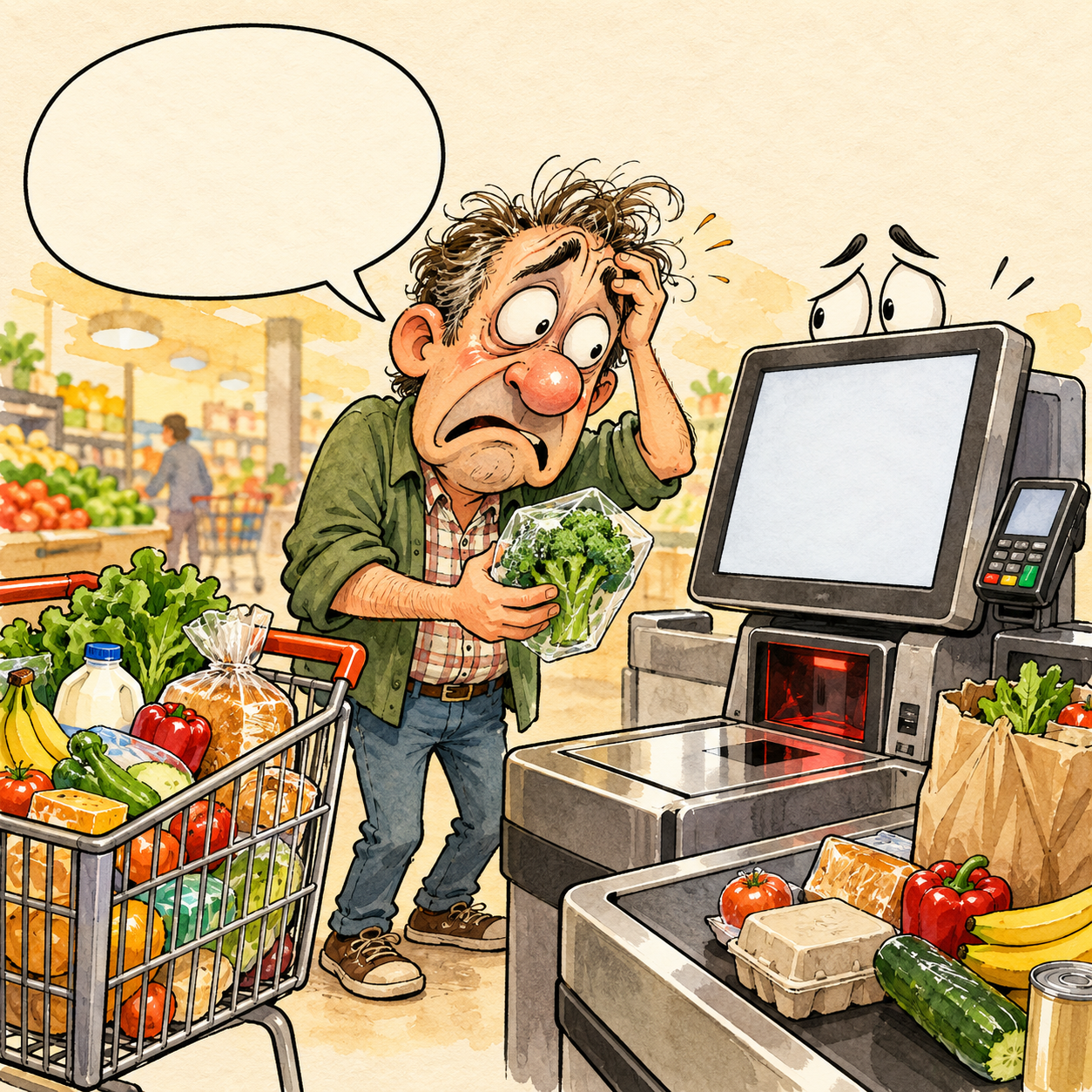 The checkout said: unexpected item. I expected to pay less.