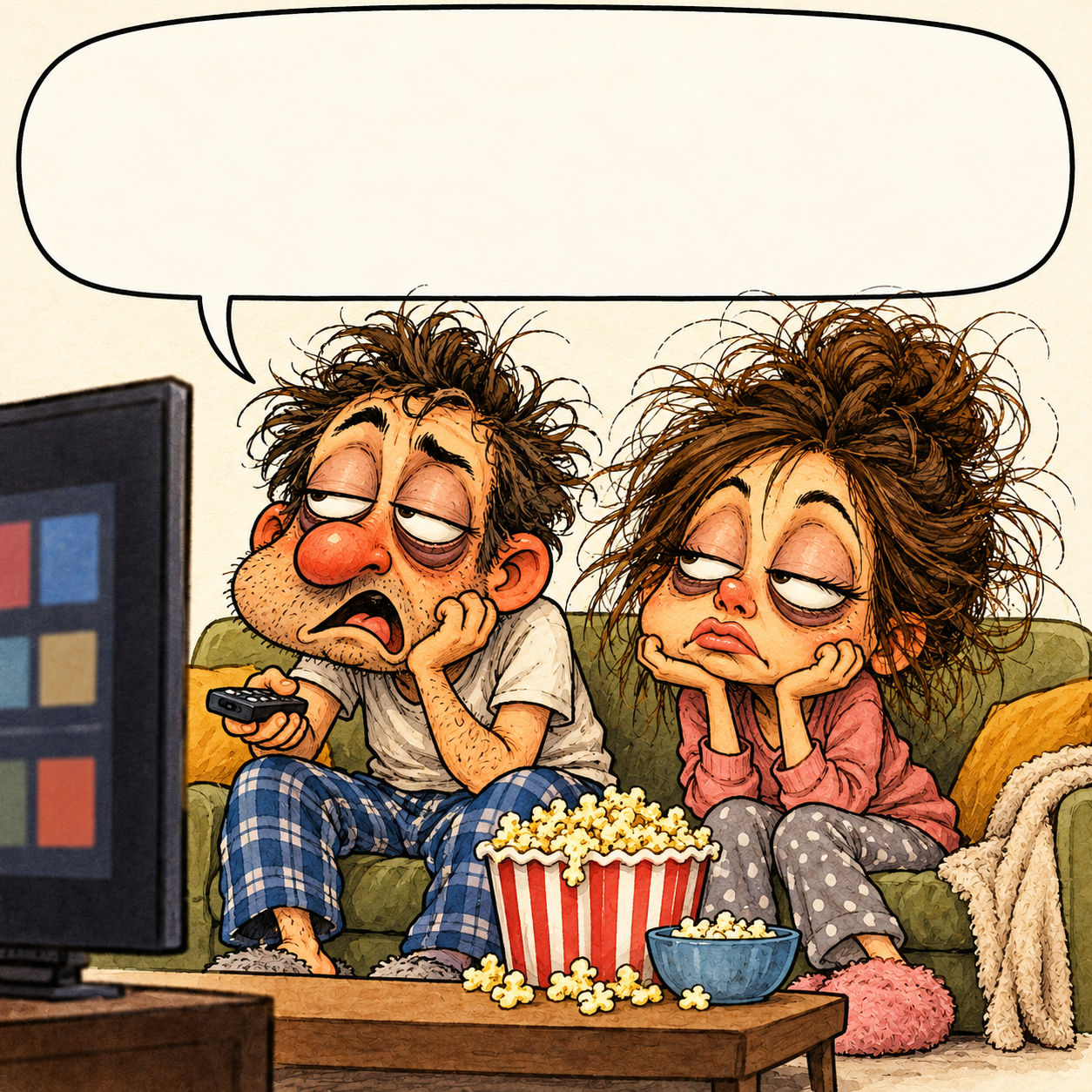 Our favorite show is deciding which show to watch.