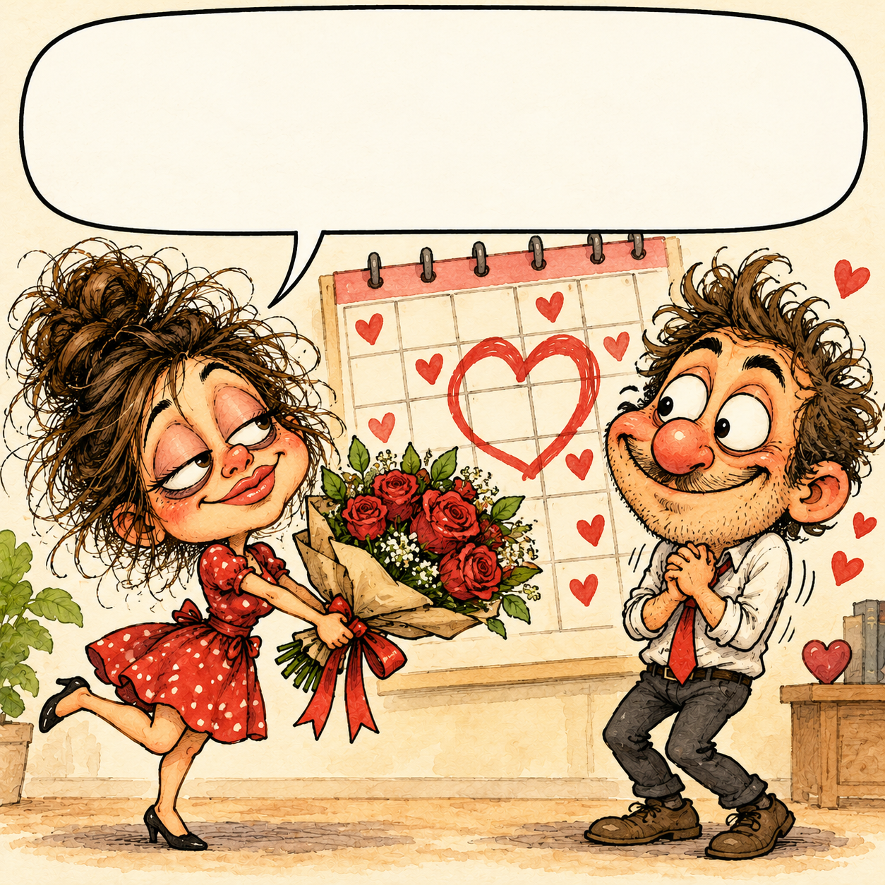 I remembered our anniversary. The calendar had been threatening me for a month.