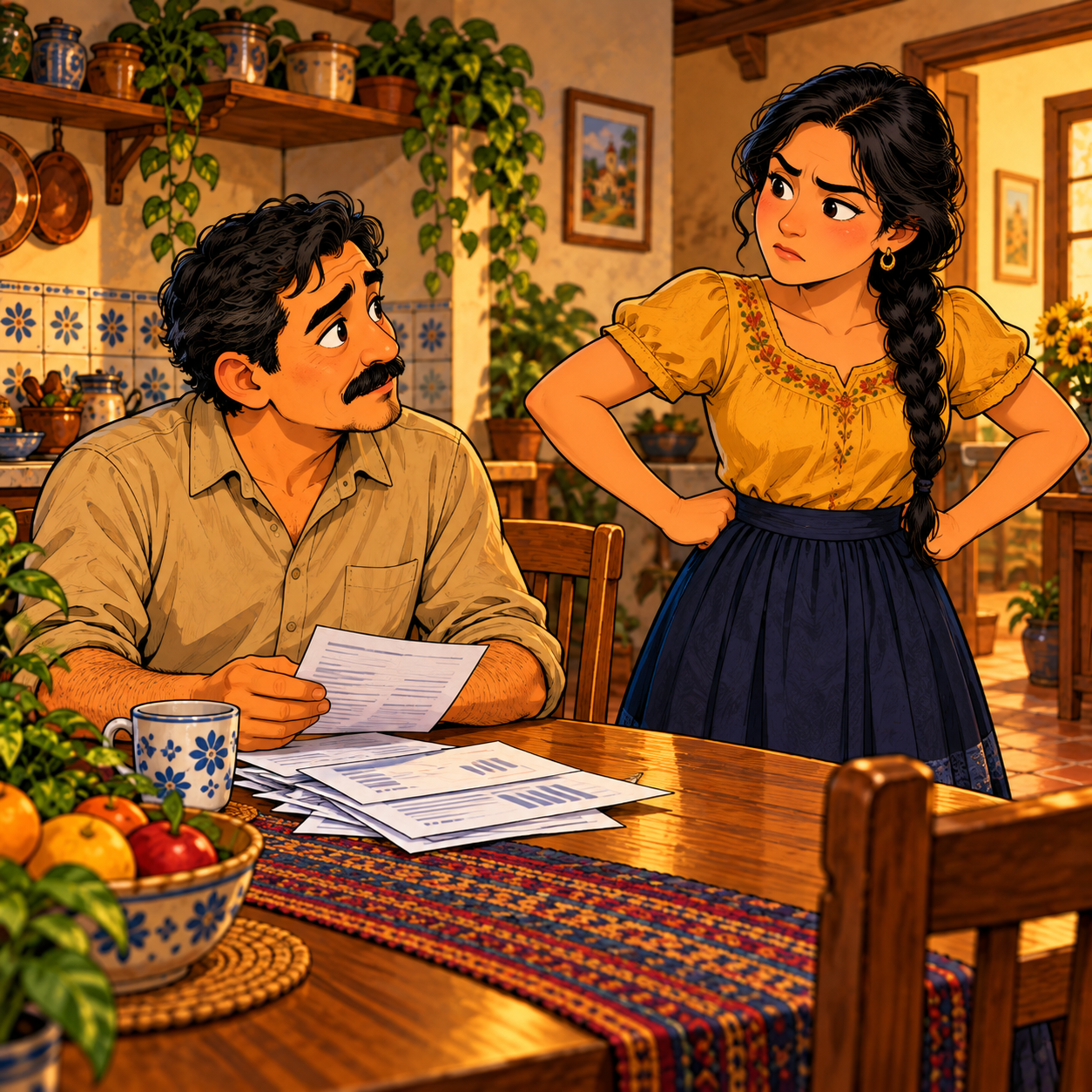 His calm surprised her. Ramiro realized she was testing him.